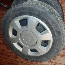 دو حلقه رینگ و لاستیک 185 با رینگ 15 پژویی