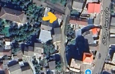 زمین مسکونی واقع در بهترین کوچه روستای میانگاله