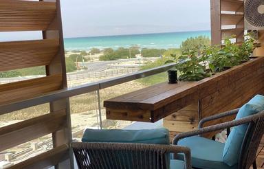 برج کرانه ساحلی ، دوخواب فول مبله فرنیش دید دریا