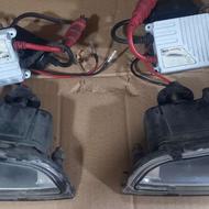 لامپ زنون به همراه کاسه چراغ زیر سپرپراید 132