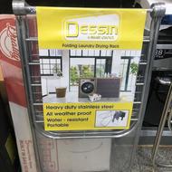 بند رخت تمام استیل و اب کروم استیل