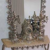 آینه شمعدان برنزی