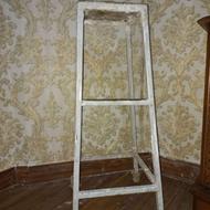 دوعددچهارپایه آهنی سنگین دوپله وسه پله