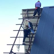 نصب شیروانی.لمبه.ورق نما.نشت گیری.پی وی سی