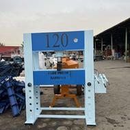 فروش پرس هیدرولیک دستی 120 تن با پمپ سه دسته