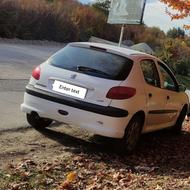 پژو 206 تیپ 2 مدل 90 بیرنگ سفید