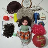 عروسک وسایل باهم