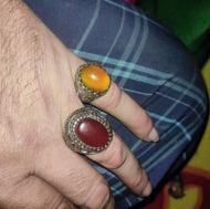 انگشتر عقیق یمنی کهنه