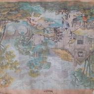 یک عددکوبلن 60×70 نقش منظره بافته نشده و خام