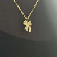 گردنبند پاپیونی نگین‌دار