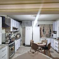 کابینت آشپزخانه خانه فلزی دست ساز با صفحه سنگ با هود و سینک