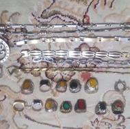 انگشتر ومسنوجات نقره تیتانیوم