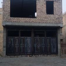 ساختمان دو طبقه دو پارکینگ نیمه ساخت