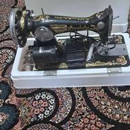 دوعدد چرخ خیاطی قدیمی ،مارشال ،برقی