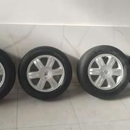 رینگ اسپورت ال 90 و لاستیک ایران خودرویی اصل