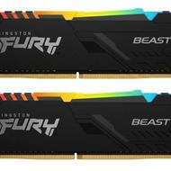 رم ram DDR4 کینگستون 3200MHz مدل Kingston Fury RGB 16gb