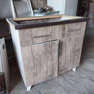 زیر گاز کابینت چوبی