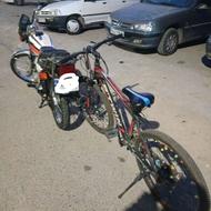 دوچرخه سواری 26 همراه با موتور هندا مدل 91