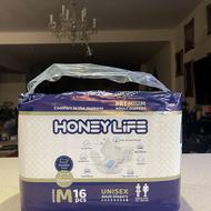 پوشک یا پوشینه بزرگسال HoneyLife کاملا نو 16 عددی