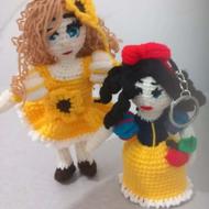 عروسک های اویز دستبافت