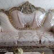 مبل سلطنتی هفت نفره.میز غذا خوری هشت نفره با شیش صندلی