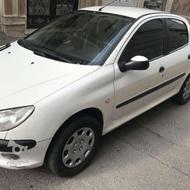 پژو206 مدل 91سفید