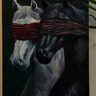 تابلو نقاشی های اعتماد جنگل ترس و جوکر