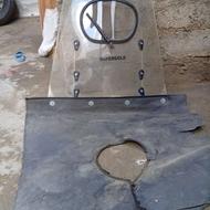 بادگیر جلوی موتور سیکلت بدون هیچ عیبوایرادی