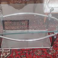 فروش میز جلو مبلی کلاسیک شیشه ای