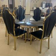 میز و صندلی لاکچری مخصوص تالار و رستوران و باغ و هتل کدd6