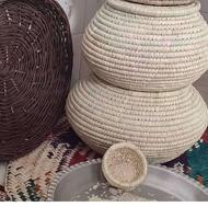 خمره برنج وسبد‌ پذیرایی