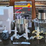 خردکن غذاساز سیلورکرست 2کاسه 6 تیغه +تیغ اضافه