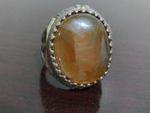 انگشتر عقیق سلیمانی رکاب قلم در شیپور