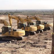 اجاره دهنده بیل مکانیکی زنجیری کوماتسو در مازندران