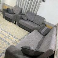 مبل راحتی 7 نفره بدون نشت بدون عیب ضمانتی تمیز