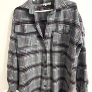 کت کرم جلو بسته استین بلند