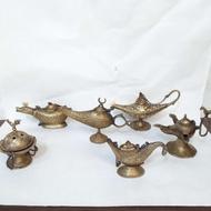 تعدادی پیسوز برنجی قدیمی و سنگین