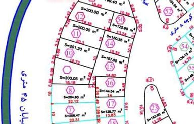 1 قطعه زمین 200متری