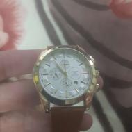 ساعت چرم مردانه نو تمیز