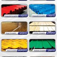 ورق گالوانیزه رنگی کرکره فلزی سقف پلیت