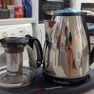 چای ساز رنگ مشکی و استیل