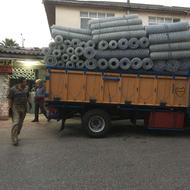 فنس گابیون پایه فنس سیم خاردار