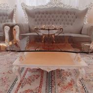 میوه خوری سلطنتی برنز با شیشه کریستال