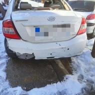 ام وی ام 550اتومات تصادفی شاسی جلو سالم