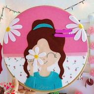 دیوارکوب نمدی