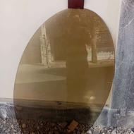 شیشه میز نهارخوری بیضی در حدنو