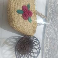 سبد حصیری برای استفاده