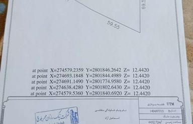 4.452هزار متر زمین سند دار