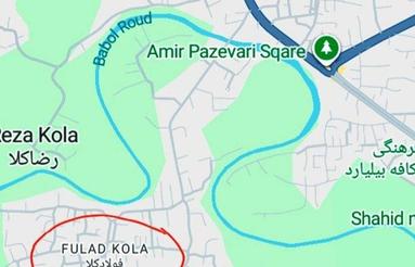 فروش زمین 2000متری قابل تفکیک در جاده بابلسر