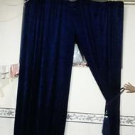 پرده مخمل و تور